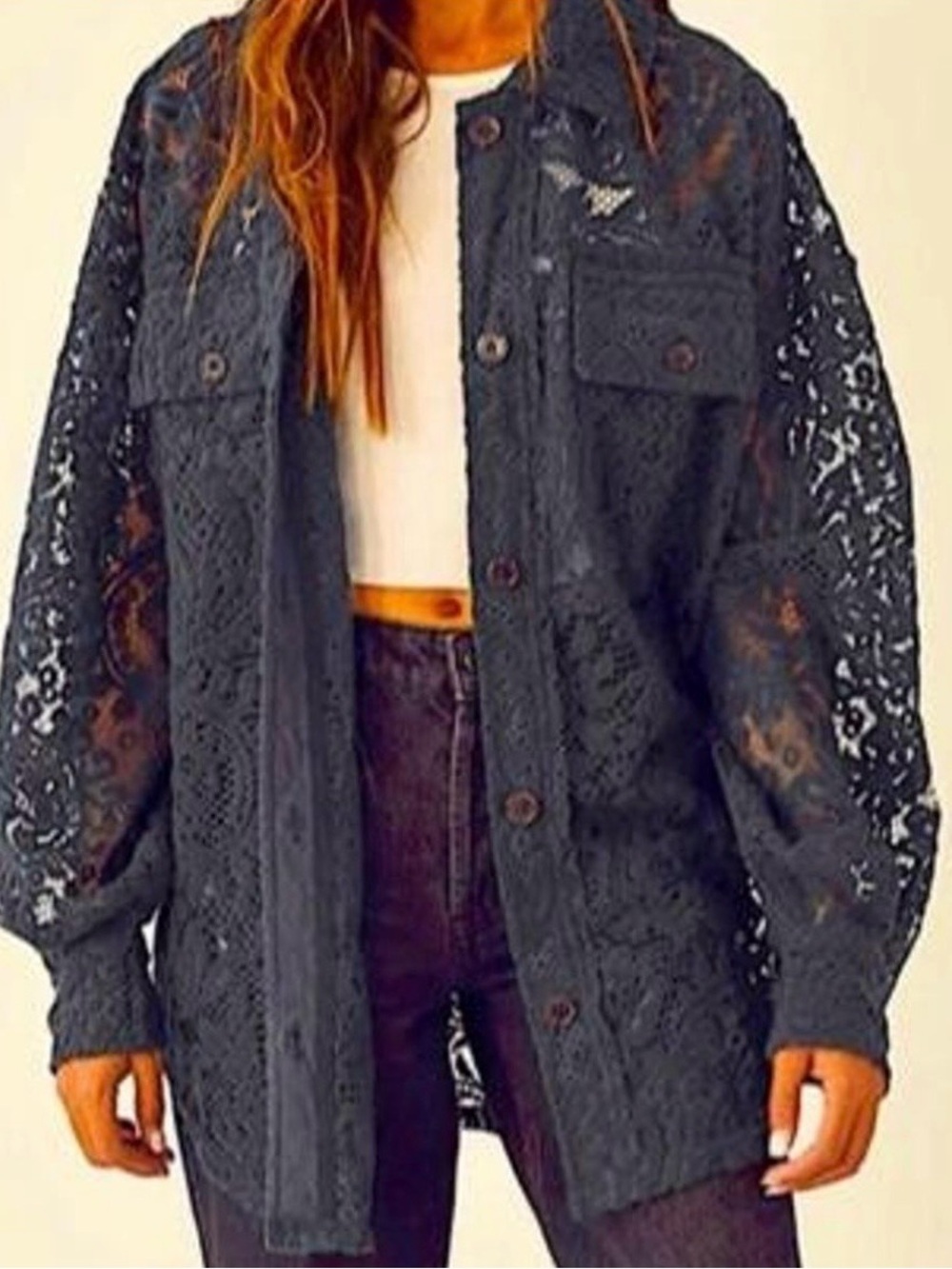 NEW | Free People Ruby Lace Jacket